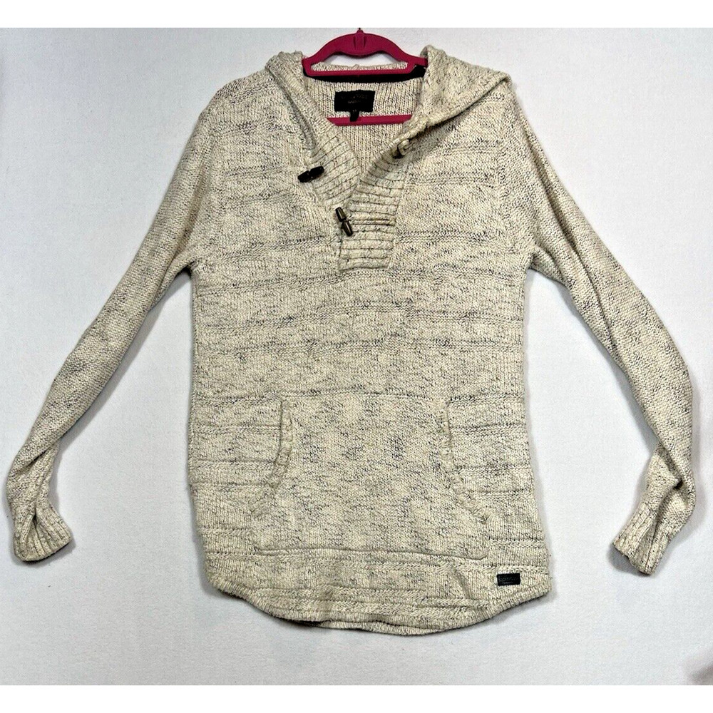 Outpost Makers Sweater Men's Medium Cowl Neck Casual Comfort Preppy Pullover Tan